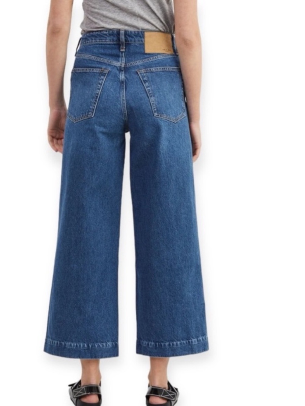 Rag & Bone Maya High Rise Crop Flare Jean Size 28 Rye Harbor Wash - Picture 15 of 15
